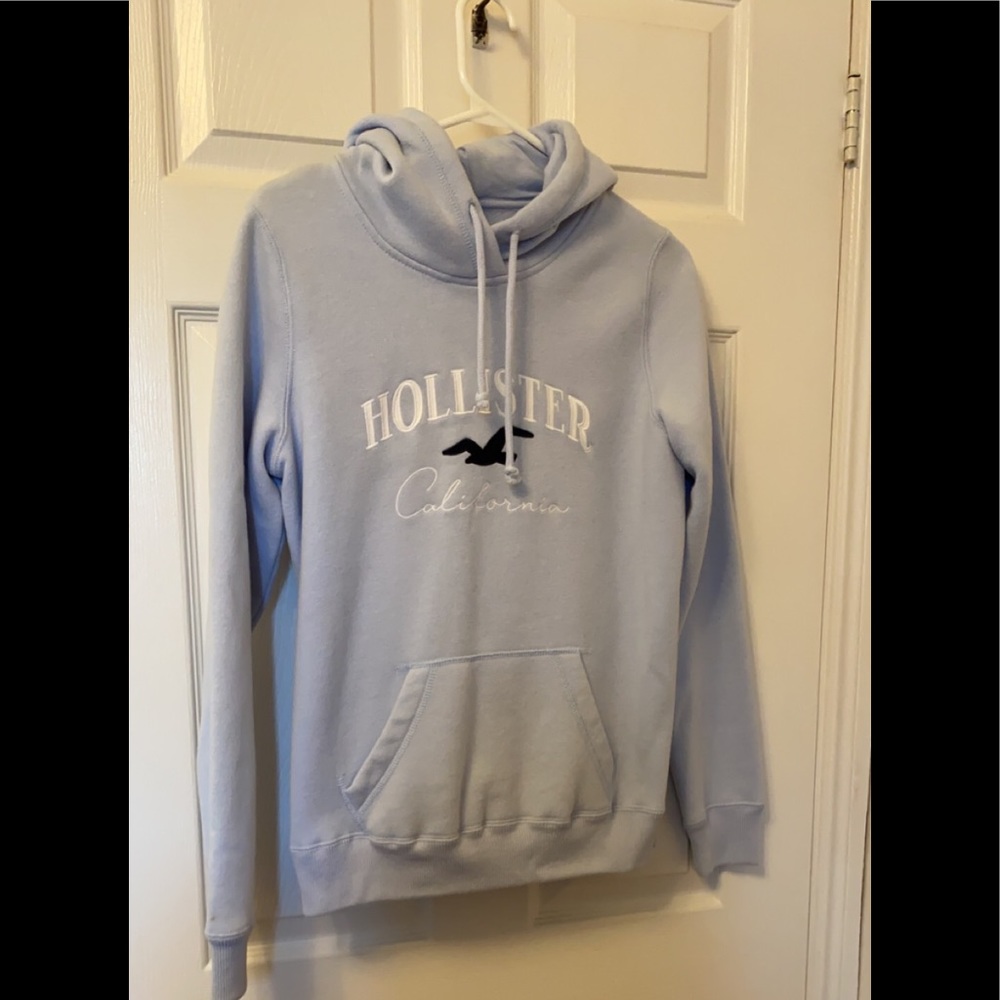 Light Blue Hollister Hoodie